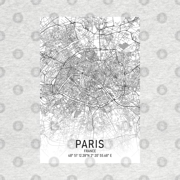 Paris City Map by MapCarton